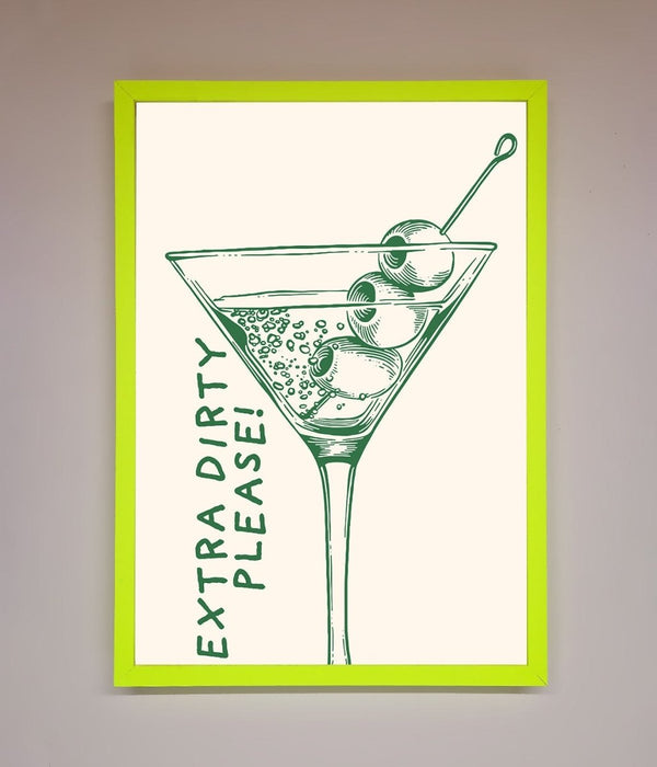 Extra Dirty Please Framed Poster - Hi Society