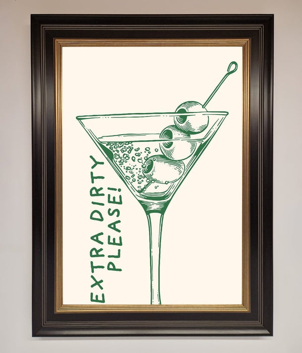 Extra Dirty Please Framed Poster - Hi Society