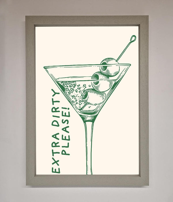 Extra Dirty Please Framed Poster - Hi Society