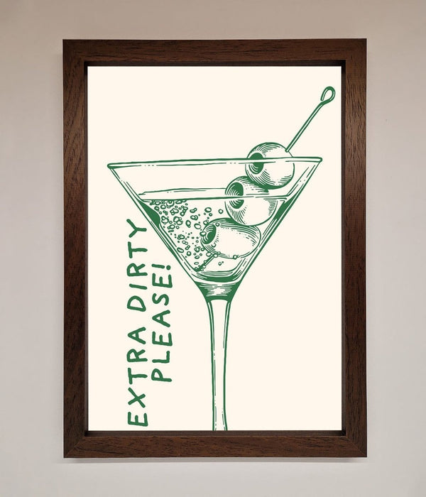 Extra Dirty Please Framed Poster - Hi Society