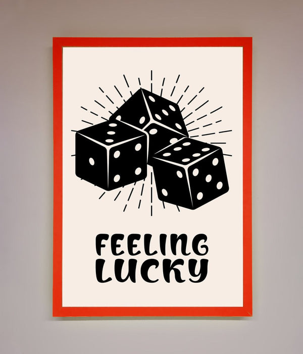 Feeling Lucky Framed Poster - Hi Society