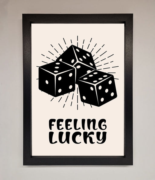 Feeling Lucky Framed Poster - Hi Society