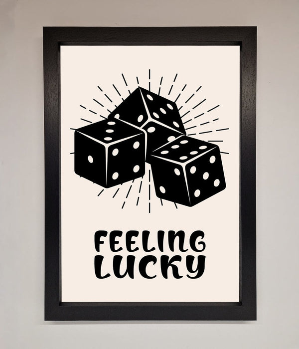 Feeling Lucky Framed Poster - Hi Society