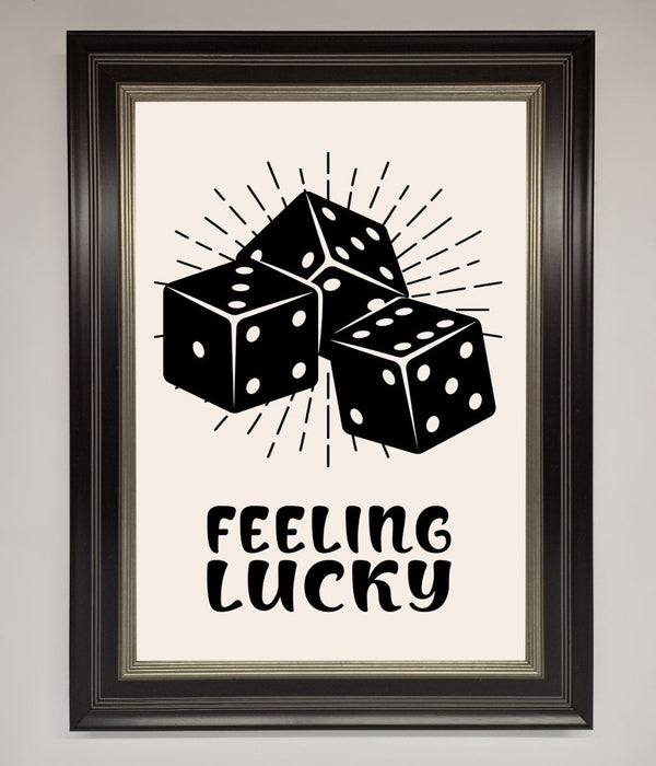 Feeling Lucky Framed Poster - Hi Society