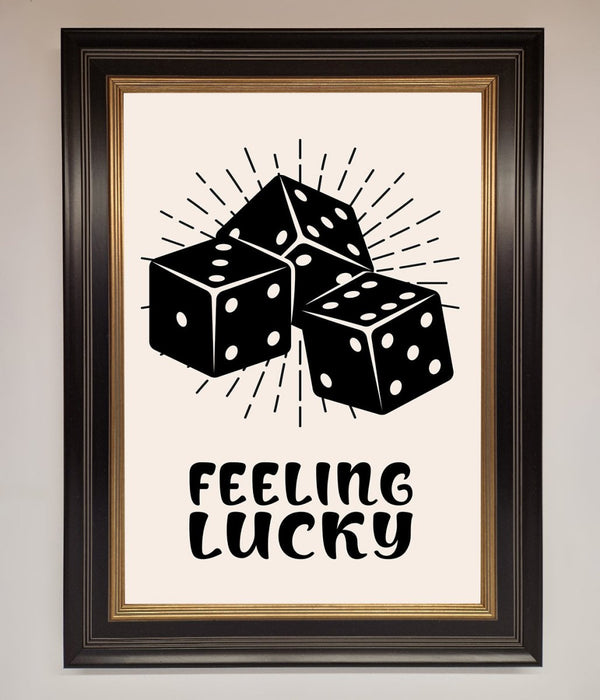 Feeling Lucky Framed Poster - Hi Society