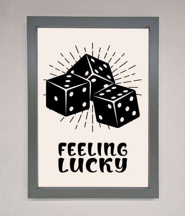 Feeling Lucky Framed Poster - Hi Society
