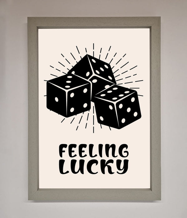 Feeling Lucky Framed Poster - Hi Society