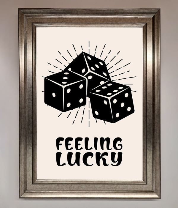 Feeling Lucky Framed Poster - Hi Society