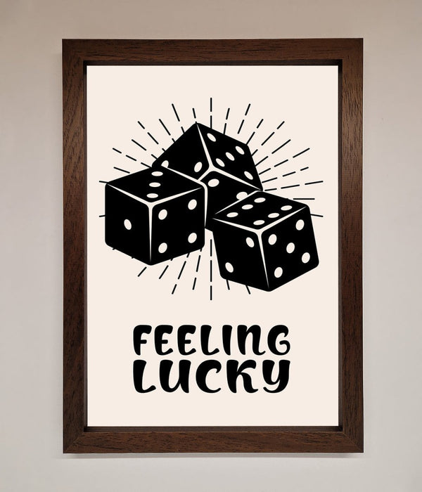Feeling Lucky Framed Poster - Hi Society