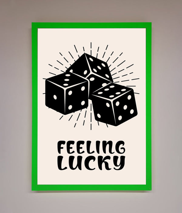 Feeling Lucky Framed Poster - Hi Society