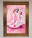 Floral Cowboy Boots Framed Poster - Hi Society
