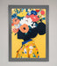 Floral Explosion Yellow Framed Print - Hi Society