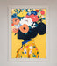 Floral Explosion Yellow Framed Print - Hi Society