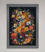 Floral Garden Tiger Framed Wall Art - Hi Society