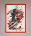 Floral Sneakers Framed Print - Hi Society