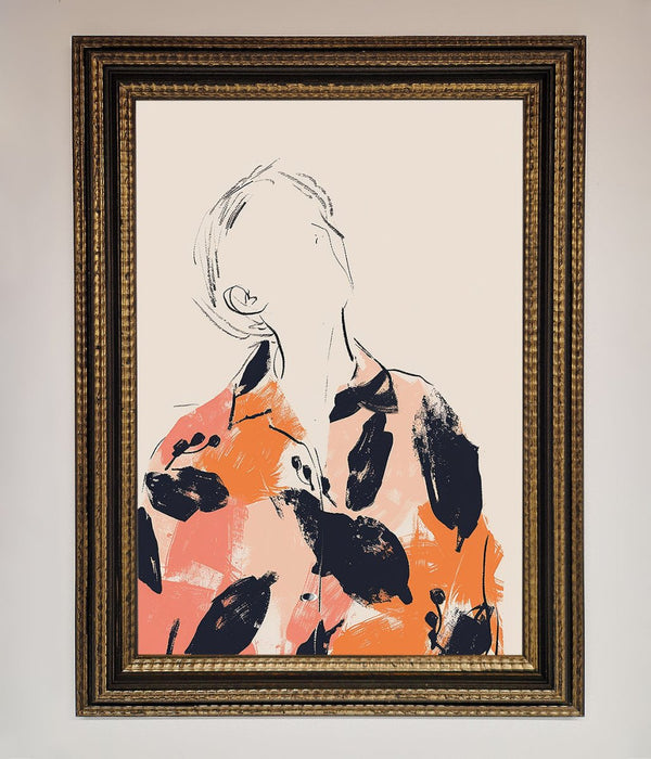 Floral Thinker Framed Wall Art - Hi Society
