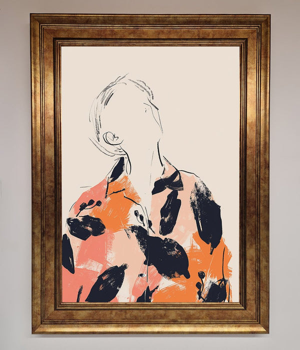 Floral Thinker Framed Wall Art - Hi Society