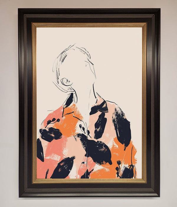 Floral Thinker Framed Wall Art - Hi Society