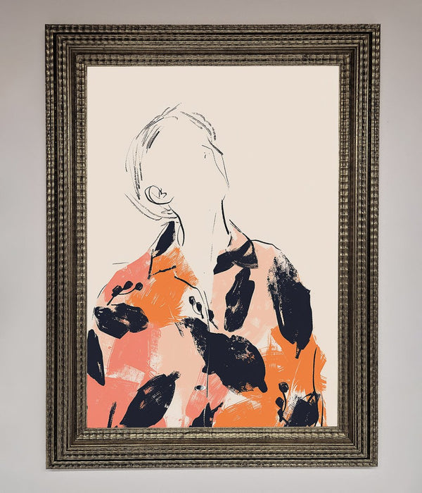 Floral Thinker Framed Wall Art - Hi Society
