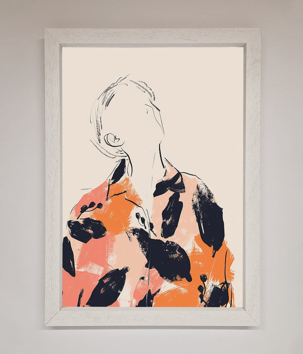 Floral Thinker Framed Wall Art - Hi Society