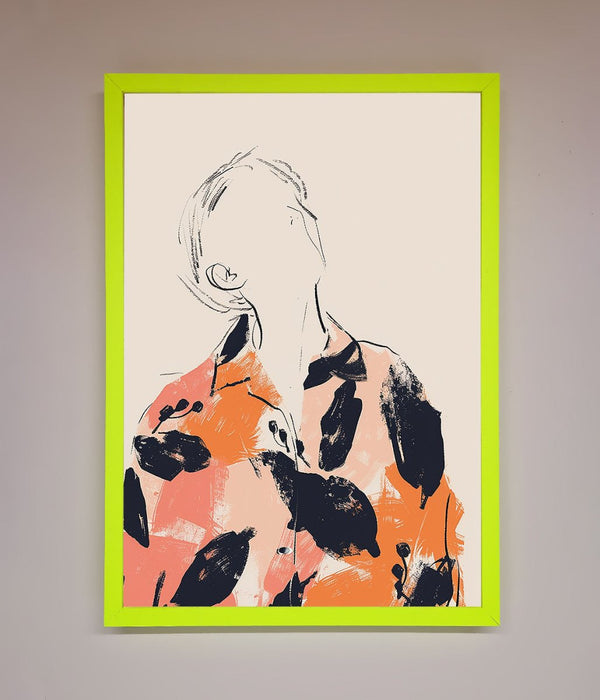 Floral Thinker Framed Wall Art - Hi Society