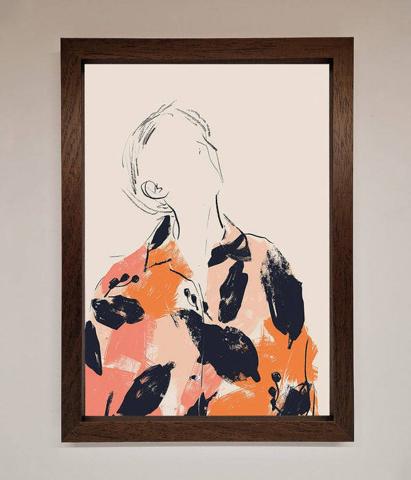 Floral Thinker Framed Wall Art - Hi Society