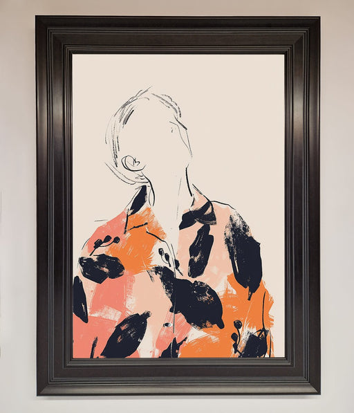 Floral Thinker Framed Wall Art - Hi Society