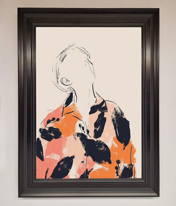 Floral Thinker Framed Wall Art - Hi Society