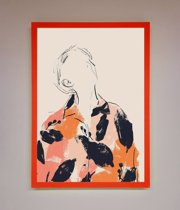 Floral Thinker Framed Wall Art - Hi Society