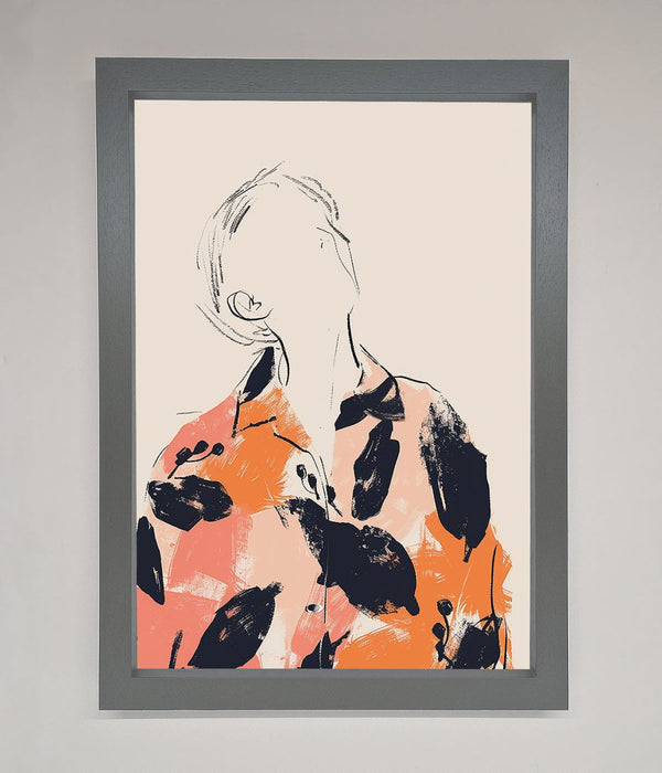 Floral Thinker Framed Wall Art - Hi Society