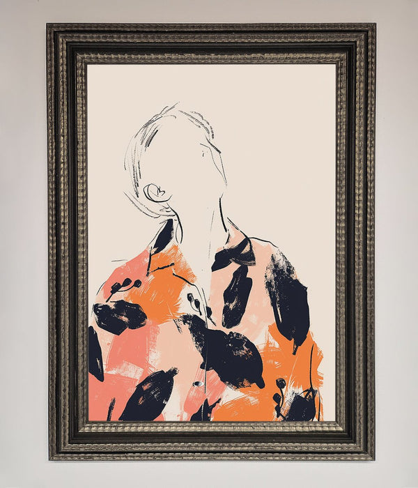 Floral Thinker Framed Wall Art - Hi Society
