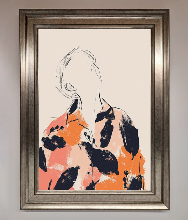 Floral Thinker Framed Wall Art - Hi Society
