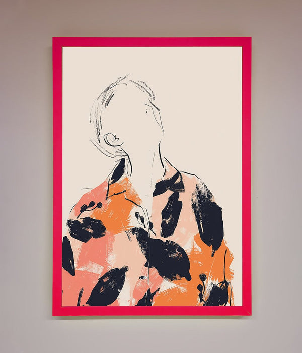 Floral Thinker Framed Wall Art - Hi Society