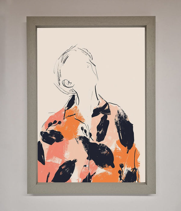 Floral Thinker Framed Wall Art - Hi Society