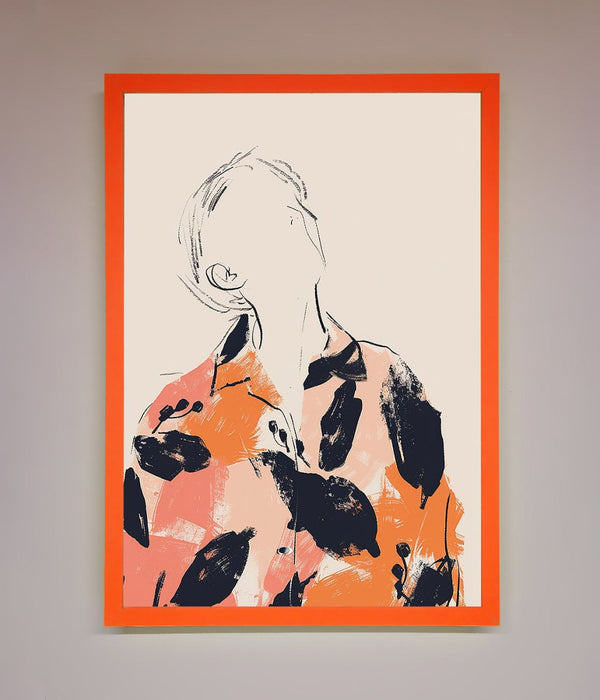 Floral Thinker Framed Wall Art - Hi Society