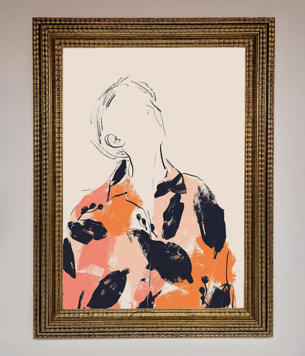 Floral Thinker Framed Wall Art - Hi Society