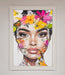 Floral Woman Face Framed Print - Hi Society