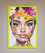 Floral Woman Face Framed Print - Hi Society