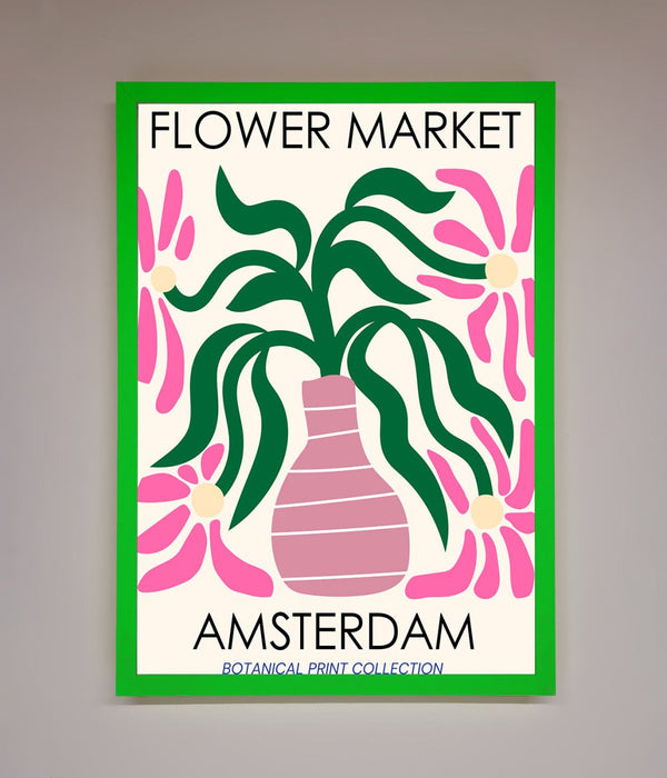 Flower Market Amsterdam Framed Poster - Hi Society
