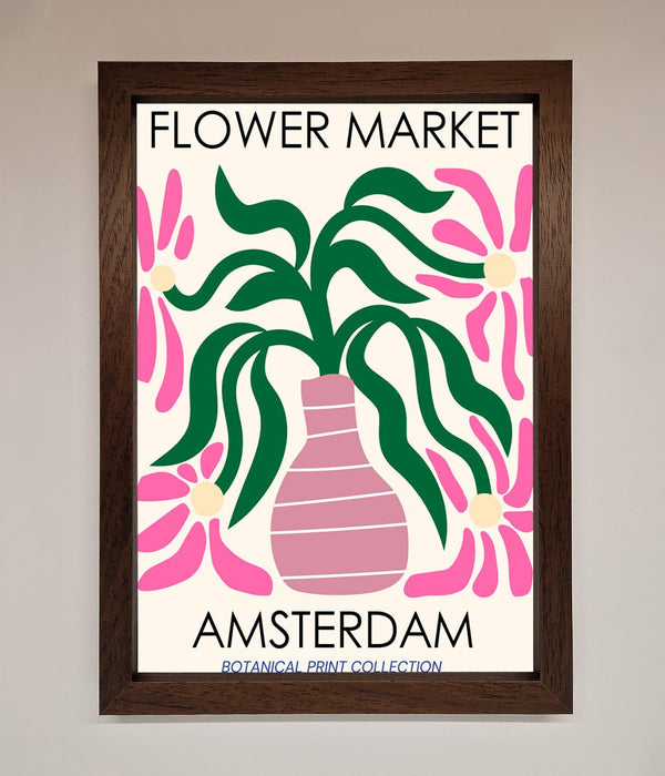 Flower Market Amsterdam Framed Poster - Hi Society