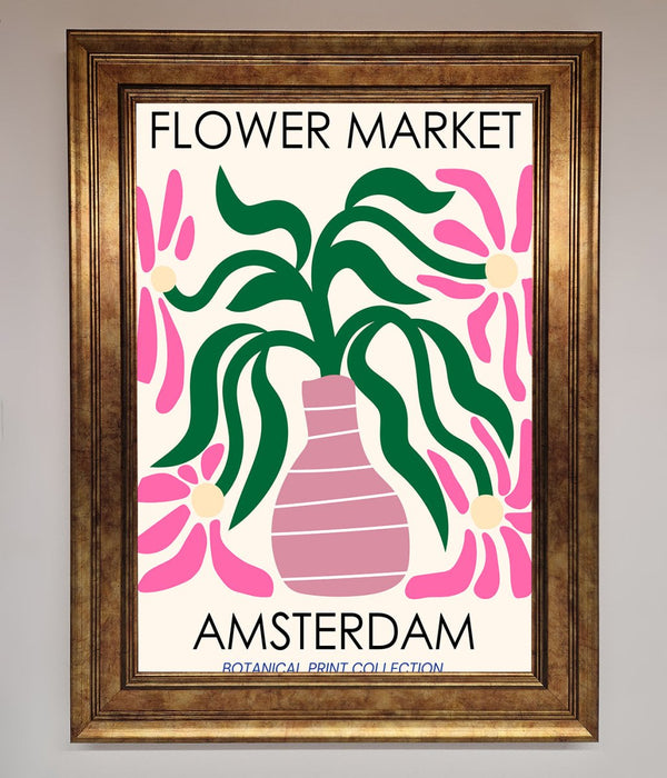 Flower Market Amsterdam Framed Poster - Hi Society
