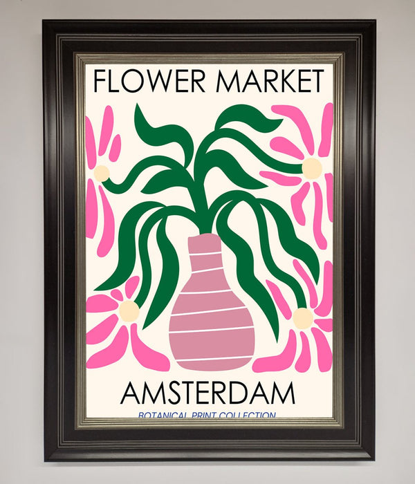 Flower Market Amsterdam Framed Poster - Hi Society