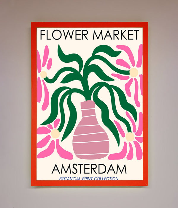 Flower Market Amsterdam Framed Poster - Hi Society