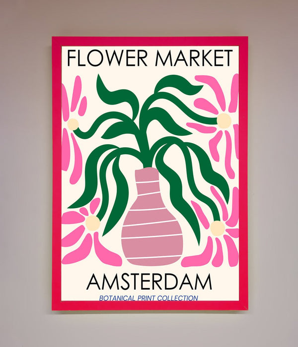 Flower Market Amsterdam Framed Poster - Hi Society