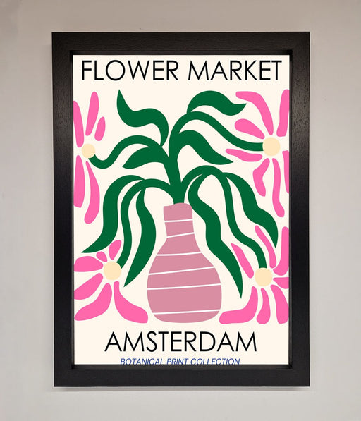 Flower Market Amsterdam Framed Poster - Hi Society