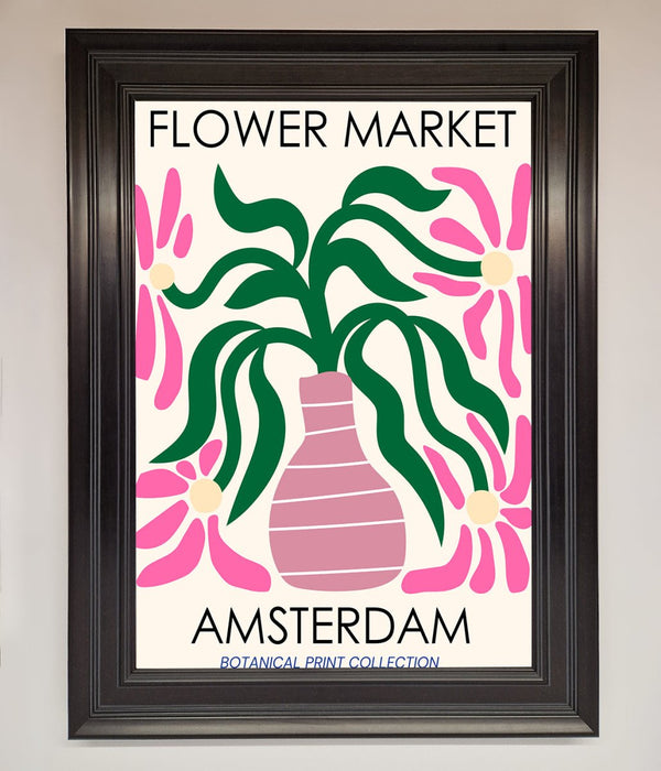 Flower Market Amsterdam Framed Poster - Hi Society