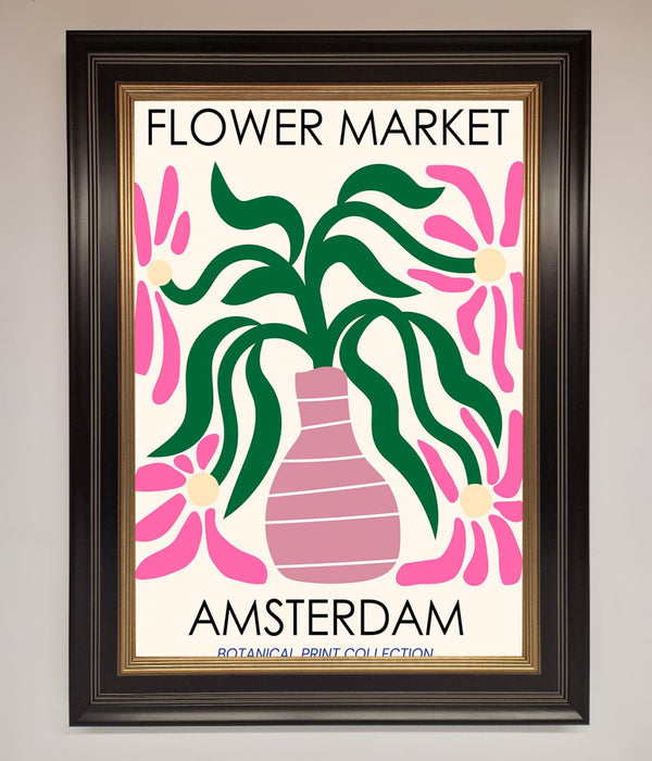 Flower Market Amsterdam Framed Poster - Hi Society