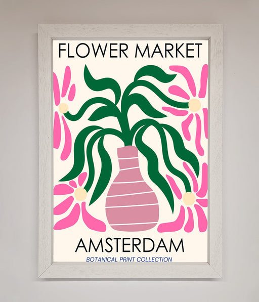Flower Market Amsterdam Framed Poster - Hi Society