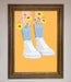 Flowers In Socks Framed Poster - Hi Society