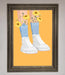 Flowers In Socks Framed Poster - Hi Society